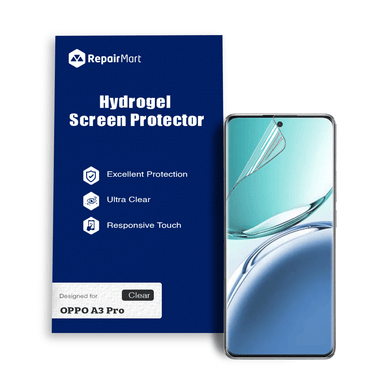 Oppo A3 Pro Compatible Premium Hydrogel Screen Protector With Full Coverage Ultra HD